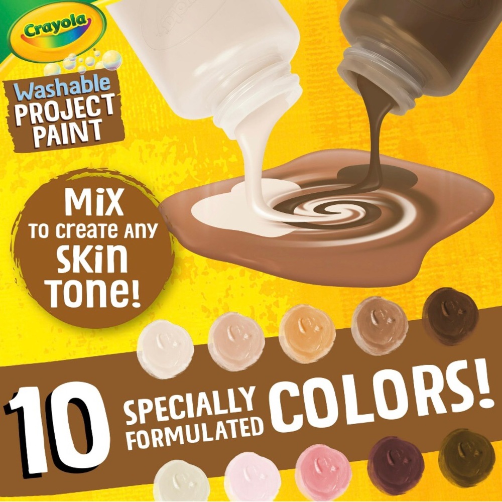 Crayola Colors of the World Washable Project Paint 10 count (NWT) - Picture 14 of 15